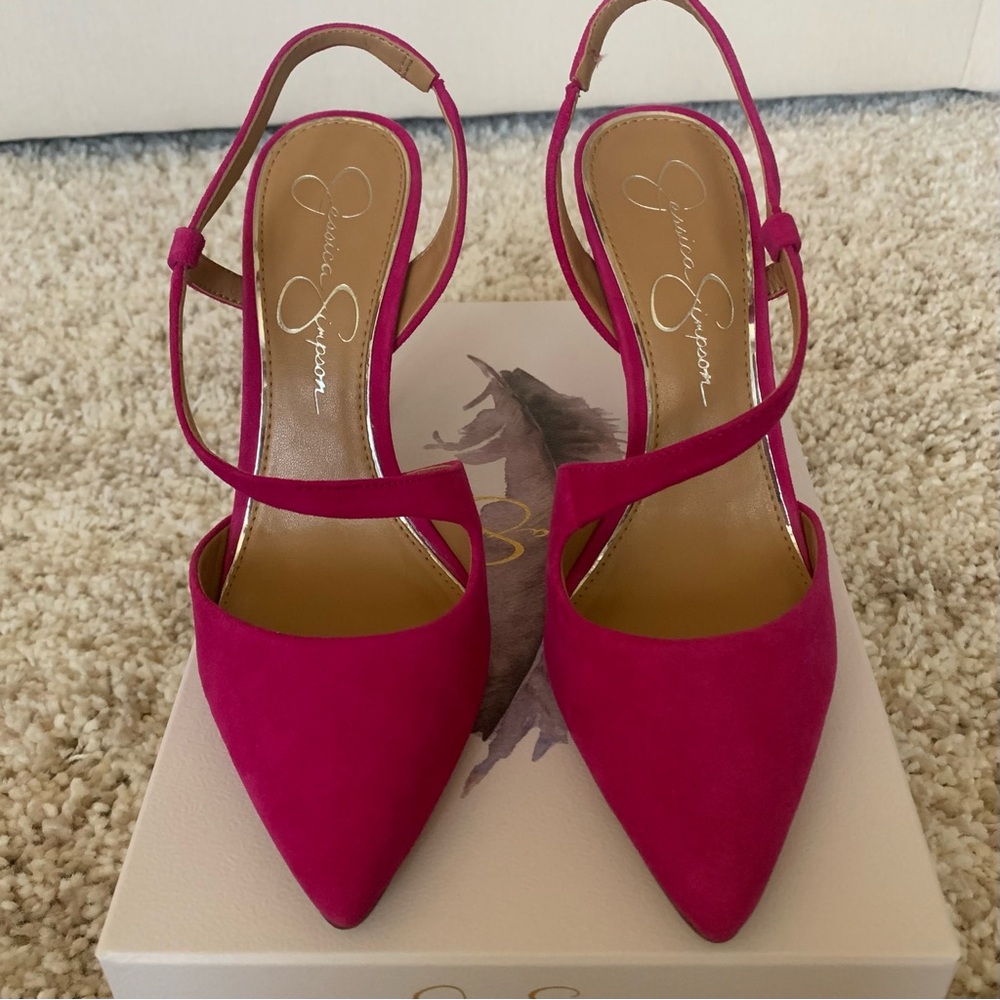 NIB Jessica Simpson Paselle Pointy Toe Heels - Picture 2 of 9